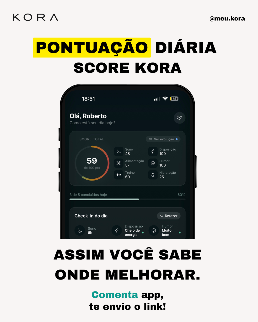 Tela do Tribbo Score